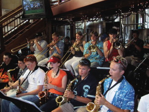 Summit High Jazz Band at the Dillon Dam Brewery